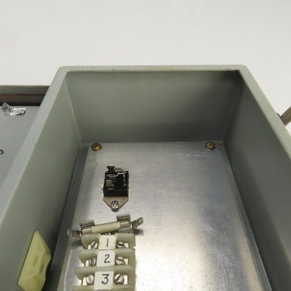 Hoffman 8" x 6" x 3-1/2" Electrical Enclosure W/Backplate & Potentiometer