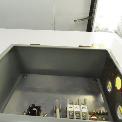 Hoffman 8" x 6" x 3-1/2" Electrical Enclosure W/Backplate & Potentiometer