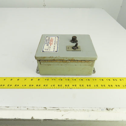 Hoffman 8" x 6" x 3-1/2" Electrical Enclosure W/Backplate & Potentiometer