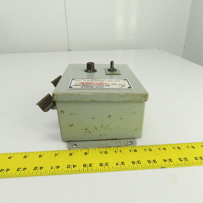 Hoffman 8" x 6" x 3-1/2" Electrical Enclosure W/Backplate & Potentiometer