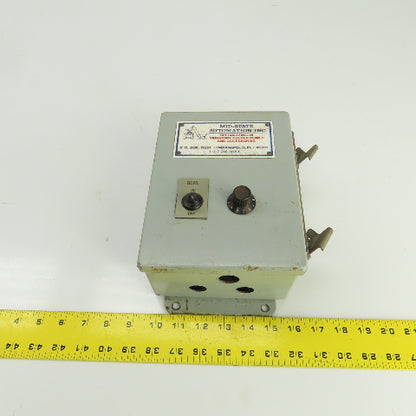 Hoffman 8" x 6" x 3-1/2" Electrical Enclosure W/Backplate & Potentiometer