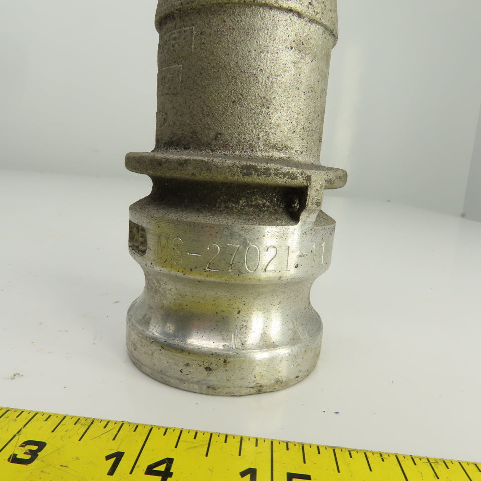 Ever-Tite MS-27021-11 2E Aluminum Cam & Groove Coupling 2" Barb x Camlock