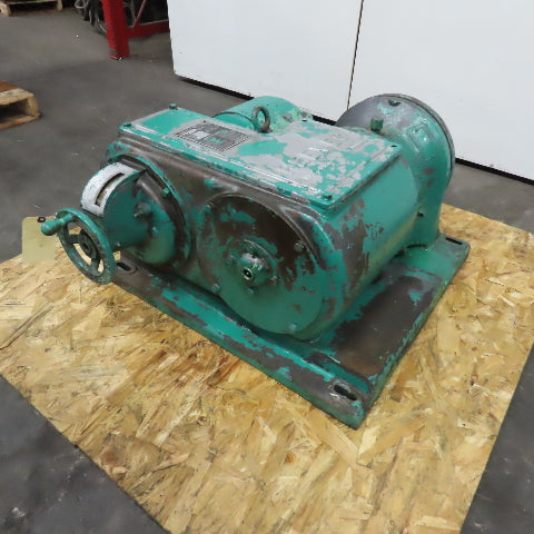 Reeves 4283-C-18 Vari Speed 57:1 Ratio 3Hp 10-61RPM Moto Drive 220/440V 3Ph