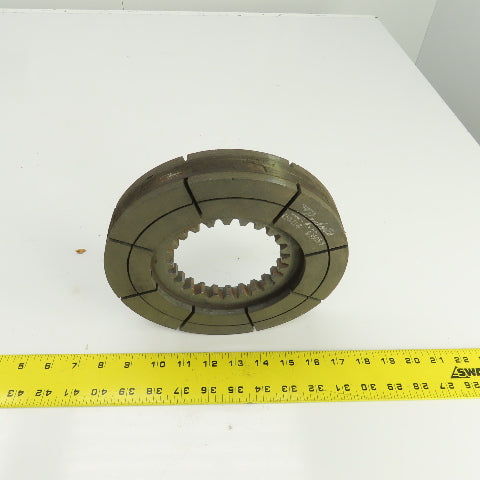Raybestos 450-11-6 R-3505-3 Brake Pad 8-1/8" OD x 1-3/8" Thick 24 Tooth Bore
