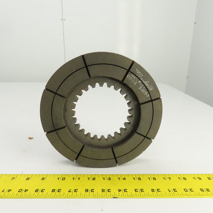 Raybestos 450-11-6 R-3505-3 Brake Pad 8-1/8" OD x 1-3/8" Thick 24 Tooth Bore