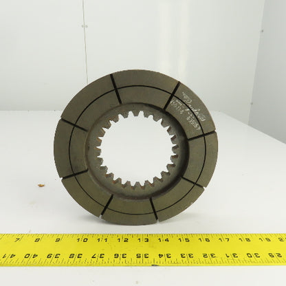 Raybestos 450-11-6 R-3505-3 Brake Pad 8-1/8" OD x 1-3/8" Thick 24 Tooth Bore