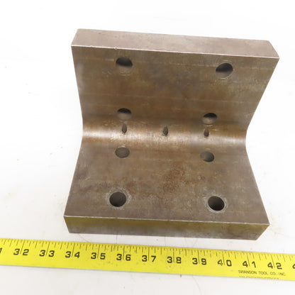 6" x 6" x 8" Steel Precision Right Angle Plate Mill Machining Set-Up Fixture