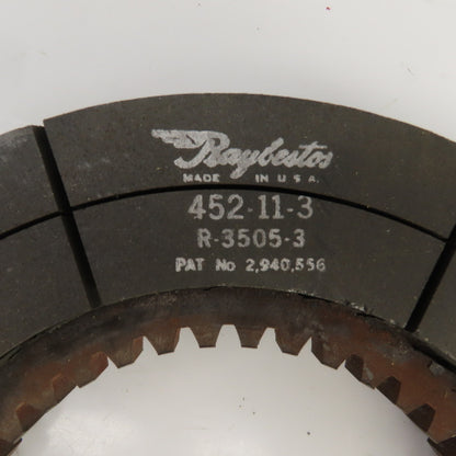 Raybestos 452-11-3 R-3505-3 Brake Pad 12-3/4" OD x 1-7/8" Thick 42 Tooth Bore