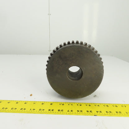 42 Tooth Steel Spur Gear 7.210" OD x 1-1/4" Wide 1.725" Smooth Bore
