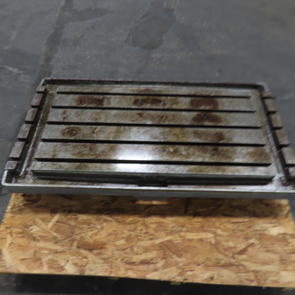47" x 25" T-Slot Coolant Flood Work Holding Table