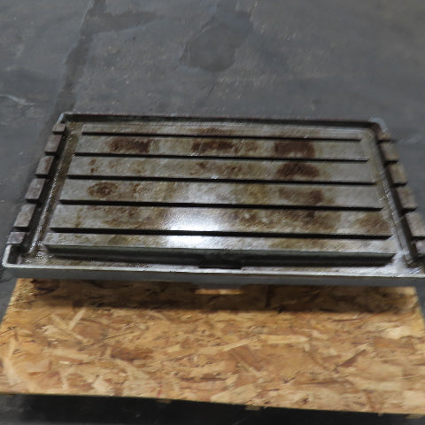 47" x 25" T-Slot Coolant Flood Work Holding Table