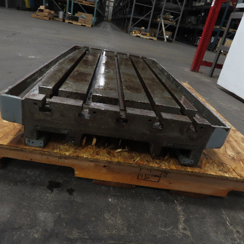 47" x 25" T-Slot Coolant Flood Work Holding Table