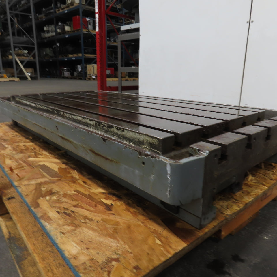 47" x 25" T-Slot Coolant Flood Work Holding Table