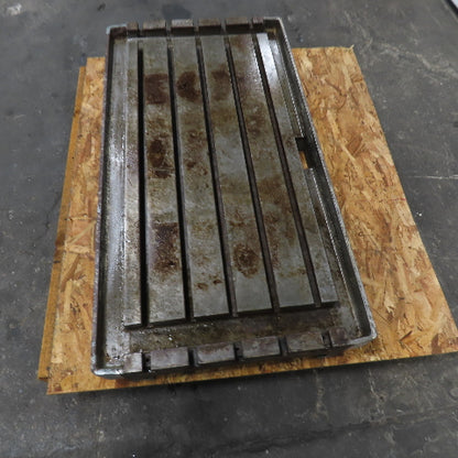 47" x 25" T-Slot Coolant Flood Work Holding Table