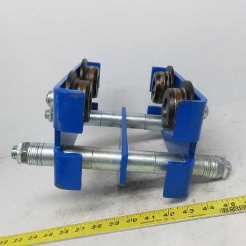 Sarke SP100 Plain Push Trolley 1 Ton Capacity Flange Width: 3.9" - 5.7"