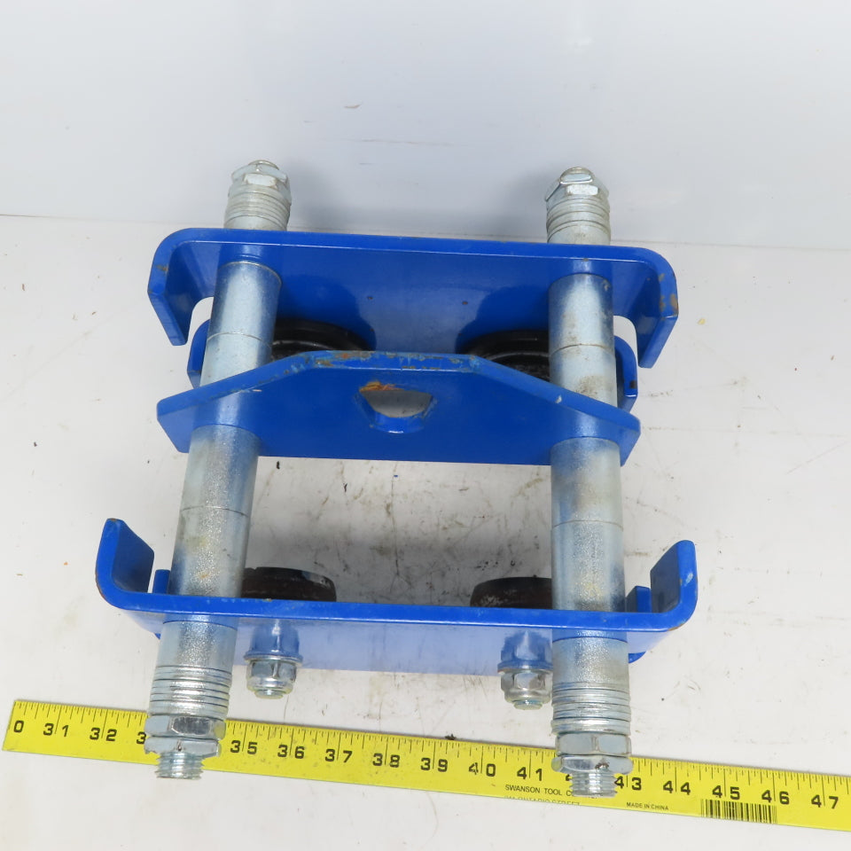 Sarke SP100 Plain Push Trolley 1 Ton Capacity Flange Width: 3.9" - 5.7"