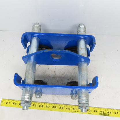 Sarke SP100 Plain Push Trolley 1 Ton Capacity Flange Width: 3.9" - 5.7"