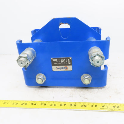 Sarke SP100 Plain Push Trolley 1 Ton Capacity Flange Width: 3.9" - 5.7"