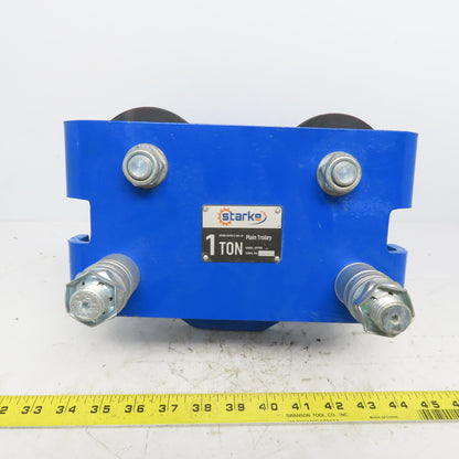 Sarke SP100 Plain Push Trolley 1 Ton Capacity Flange Width: 3.9" - 5.7"