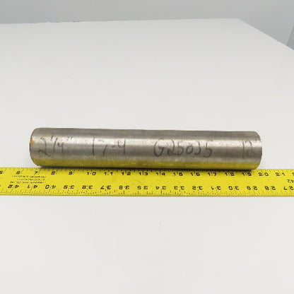 2-1/4" Diameter 17-4 Stainless Steel Non Heat Treated Round Bar Stock 12"