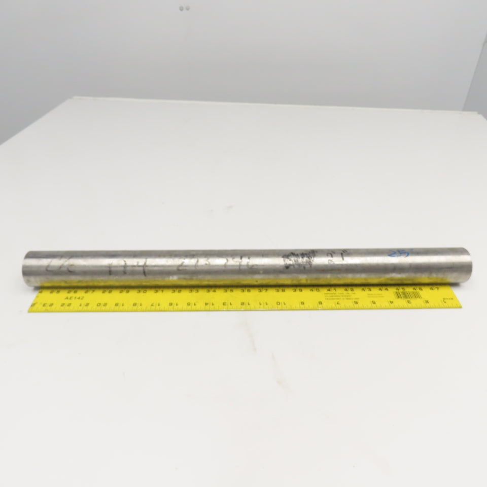 2-1/8" Diameter 17-4 Stainless Steel Non Heat Treated Round Bar Stock 25"