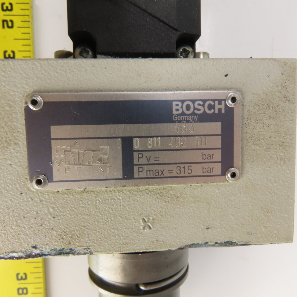 Bosch 0811-402-511 0811 402 511 Hydraulic Proportional Control Valve 315 Bar