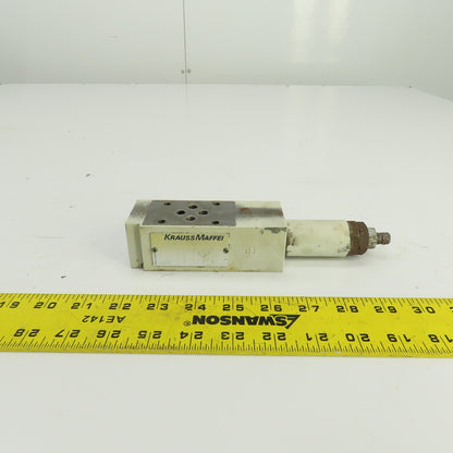 Krauss Maffei SDDB-3-BBAR-6-SL Hydraulic Pressure Sequence Valve
