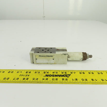 Krauss Maffei SDDB-3-BBAR-6-SL Hydraulic Pressure Sequence Valve