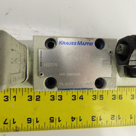 Krauss Maffei R900934614 Double Solenoid Hydraulic Directional Valve