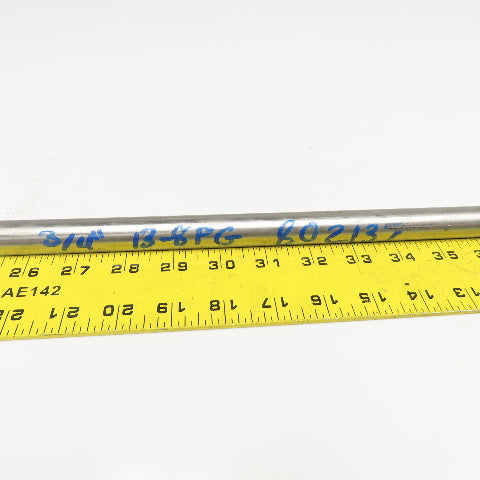 3/4" Diameter 13-8 PG Stainless Steel Non Heat Treated Round Bar Stock 23"