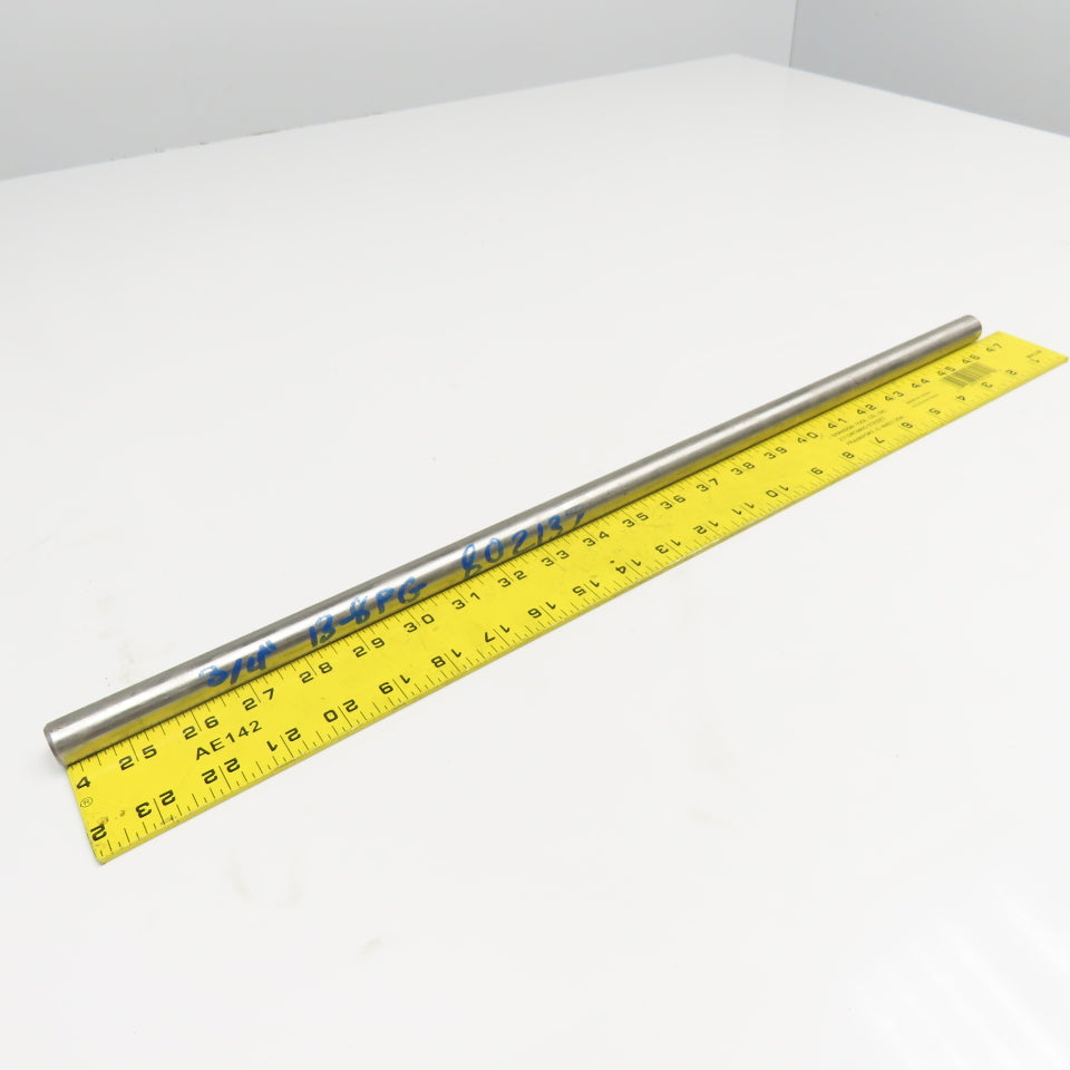 3/4" Diameter 13-8 PG Stainless Steel Non Heat Treated Round Bar Stock 23"