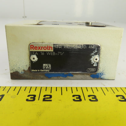 Rexroth LFA 16 WEB-71 R900912648 Hydraulic Valve Cover