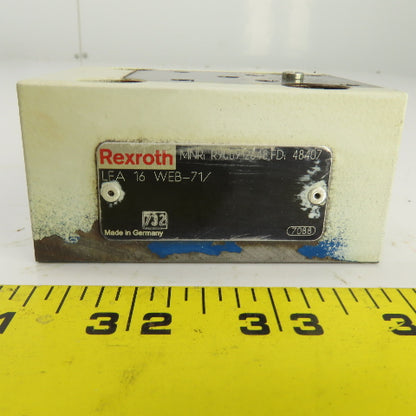 Rexroth LFA 16 WEB-71 R900912648 Hydraulic Valve Cover