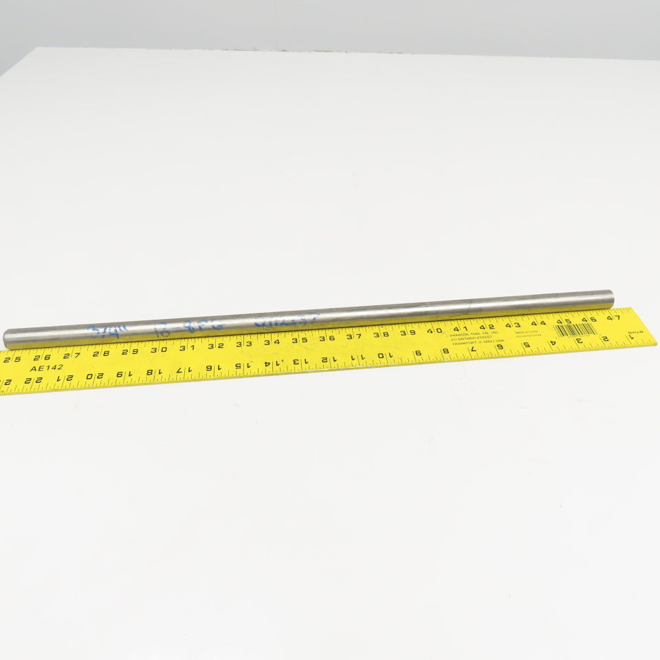 3/4" Diameter 13-8 PG Stainless Steel Non Heat Treated Round Bar Stock 22"