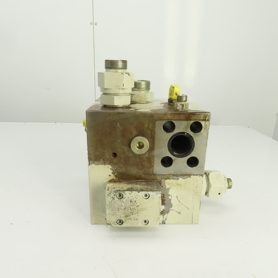 Krauss Maffei 2020736 213402 Hydraulic Multiport Valve Manifold Assembly