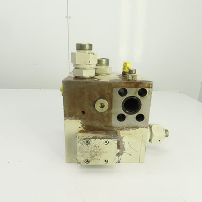 Krauss Maffei 2020736 213402 Hydraulic Multiport Valve Manifold Assembly