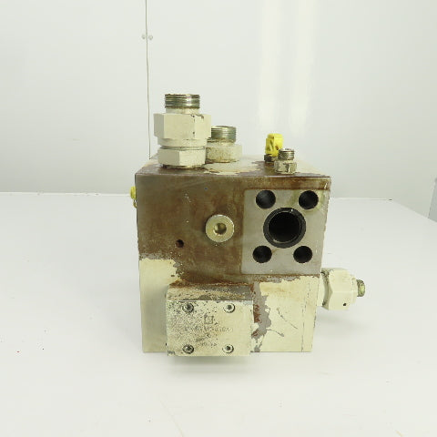 Krauss Maffei 2020736 213402 Hydraulic Multiport Valve Manifold Assembly