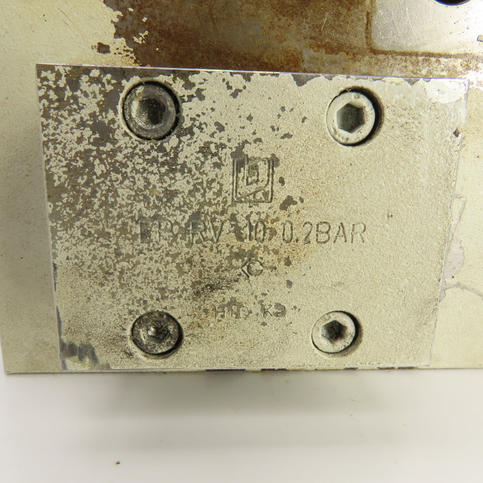 Krauss Maffei 2020736 213402 Hydraulic Multiport Valve Manifold Assembly