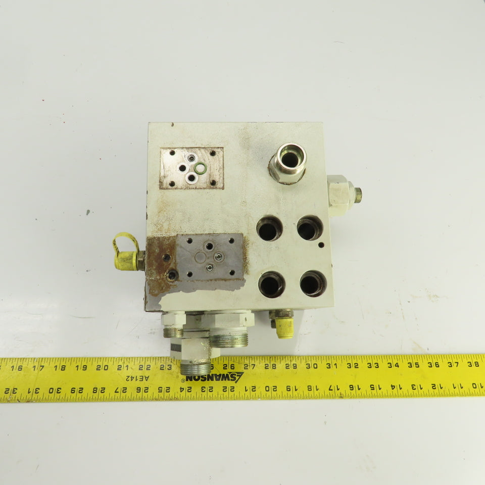 Krauss Maffei 2020736 213402 Hydraulic Multiport Valve Manifold Assembly