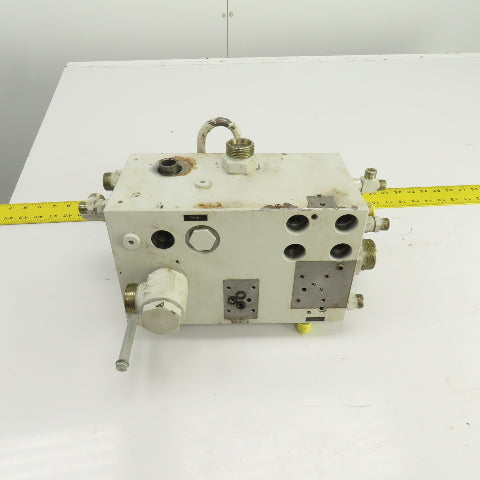 Krauss Maffei 8175757 213491 Hydraulic Multiport Valve Manifold Assembly