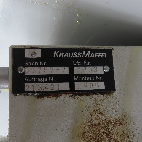 Krauss Maffei 8175757 213491 Hydraulic Multiport Valve Manifold Assembly