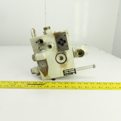 Krauss Maffei 8175757 213491 Hydraulic Multiport Valve Manifold Assembly