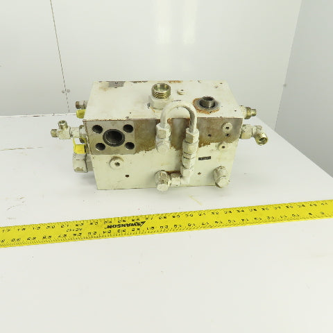 Krauss Maffei 8175757 213491 Hydraulic Multiport Valve Manifold Assembly