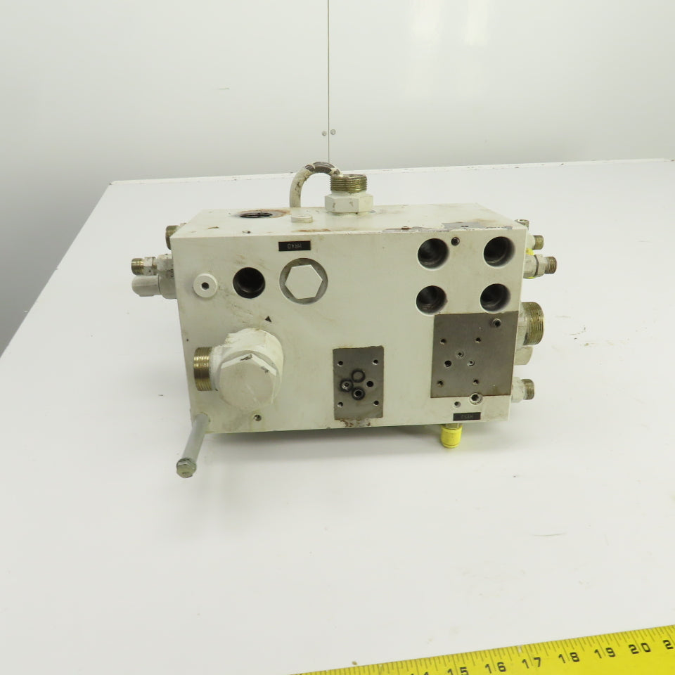 Krauss Maffei 8175757 213491 Hydraulic Multiport Valve Manifold Assembly