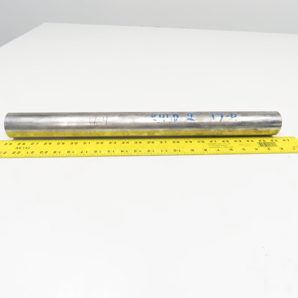 2" Diameter 17-4 Stainless Steel Non Heat Treated Round Bar Stock 21"
