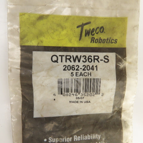 Tweco QTRW36-S 2062-2041 Insulator Rings Lot Of 5
