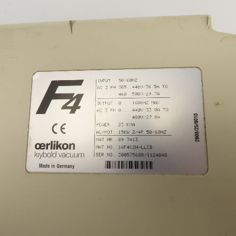 KEB Combivert 16F4C2H-LLCB 15kW Drive Inverter 305-440V Input 0-440V Output 3PH