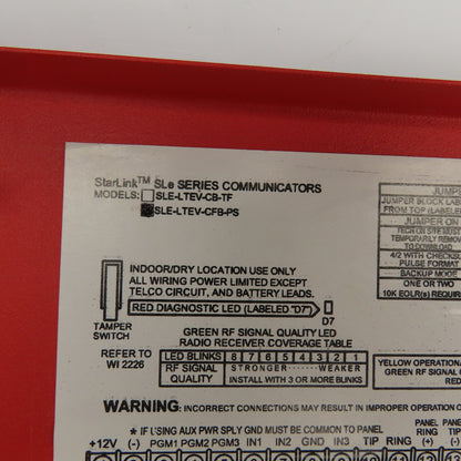 Starlink SLE-LTEV-CFB-PS Commercial Fire Alarm Communicator