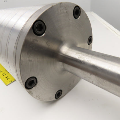 6" x 47-1/2" Face Stainless Steel Chill Water Heat Transfer Roller 59-1/2" OAL