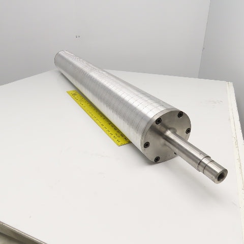 6" x 47-1/2" Face Stainless Steel Chill Water Heat Transfer Roller 59-1/2" OAL